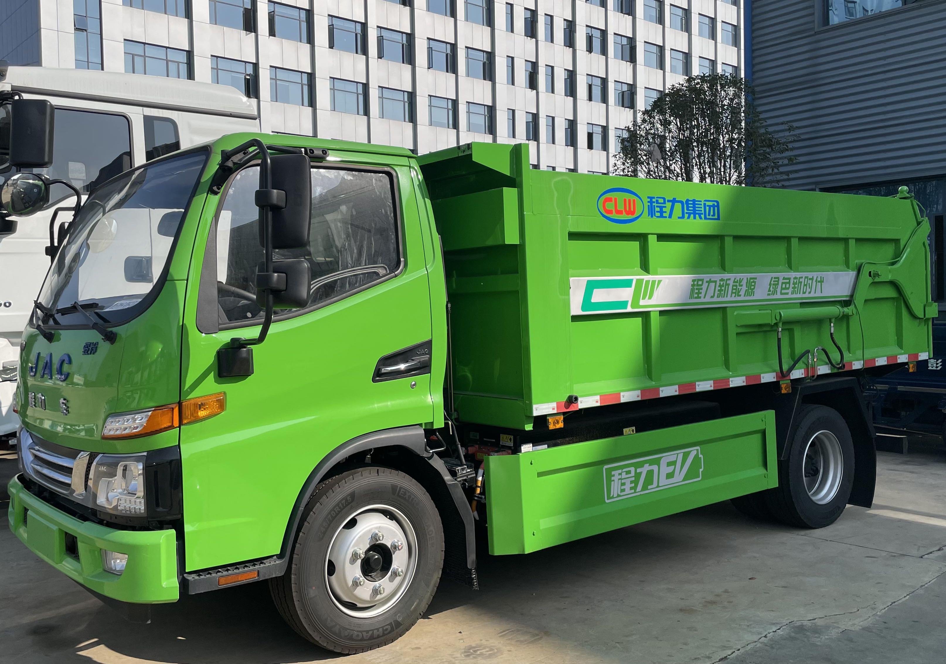 江淮駿鈴純電動廂式垃圾運輸車