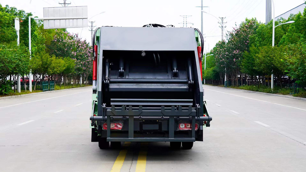 上汽躍進(jìn)4方純電動(dòng)壓縮式垃圾車EV圖片5